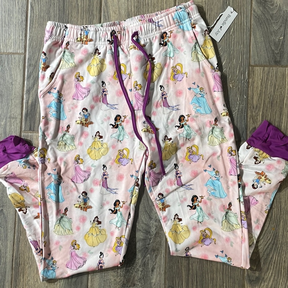 Girls Disney Princess Bundle of Joy BOJ bamboo pajama pants 10/12